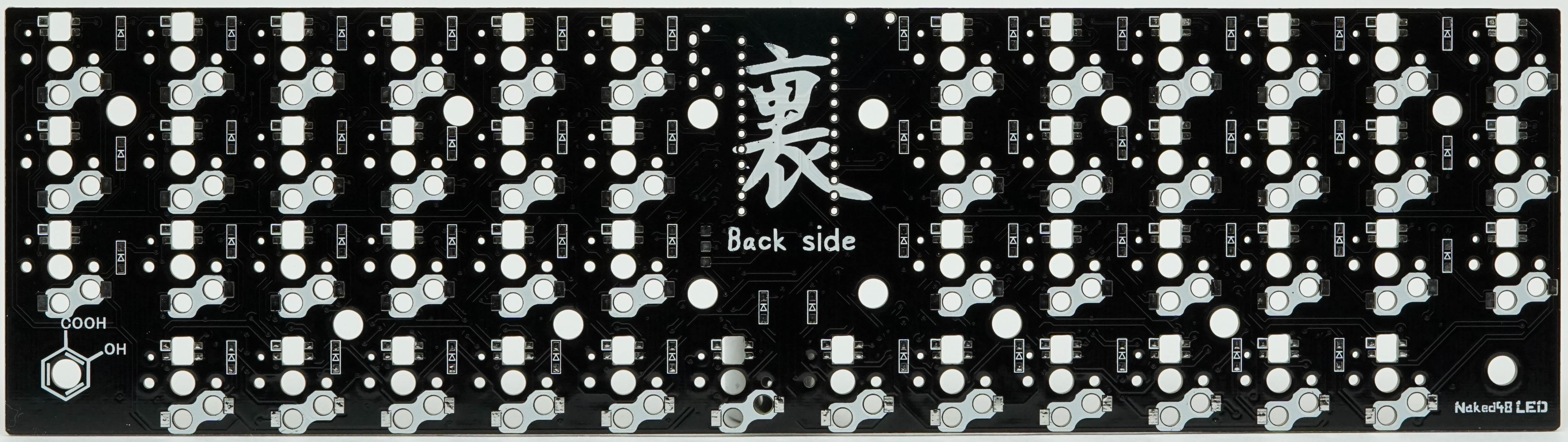 Naked48LED PCB Back