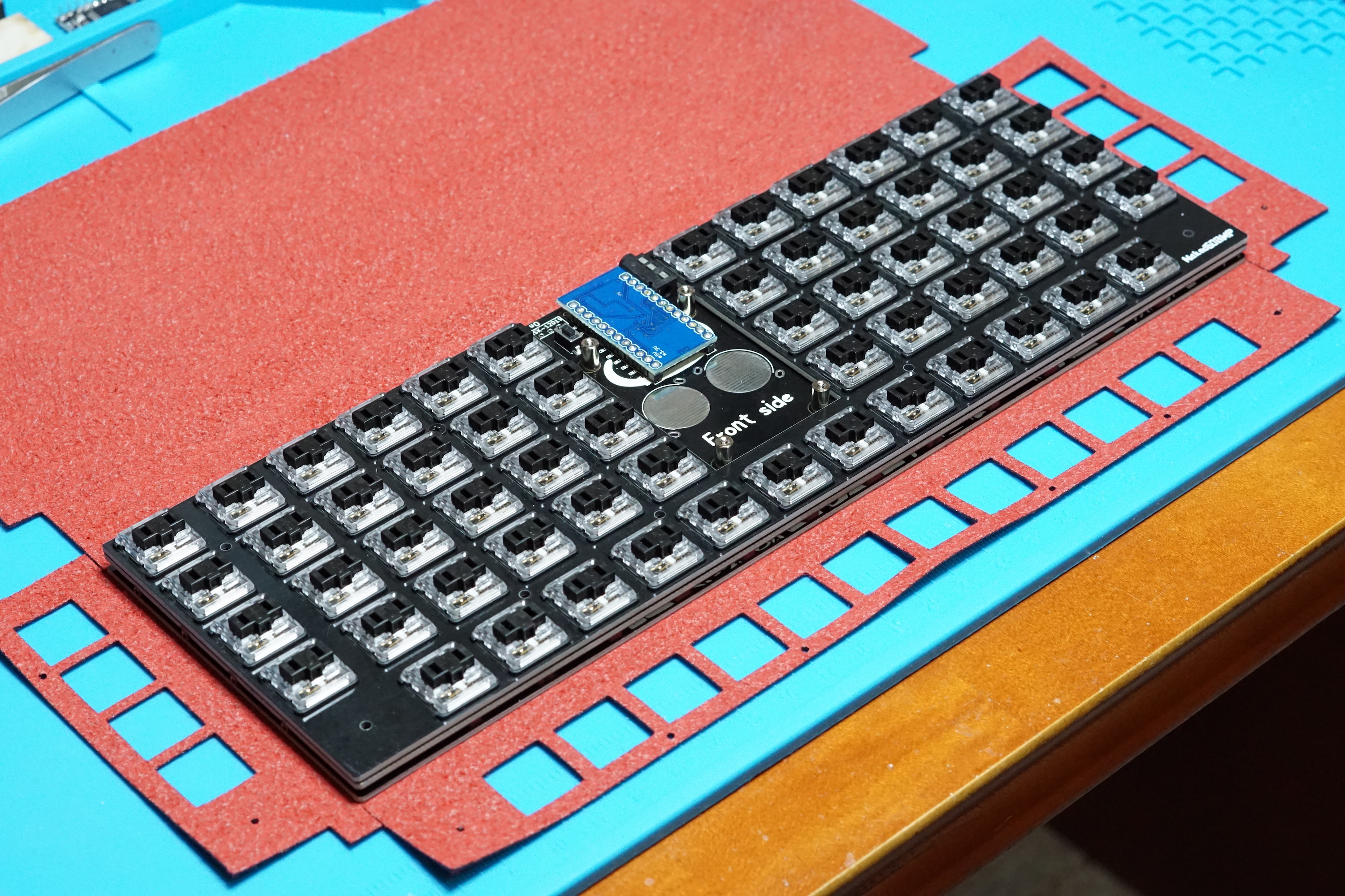 Attach Keyboard to Bottom Plate